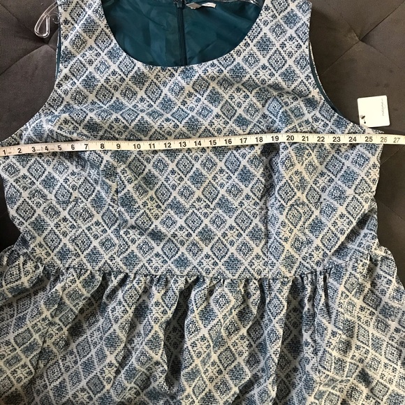 Halogen teal Aline dress size 24W NWT - Picture 4 of 6